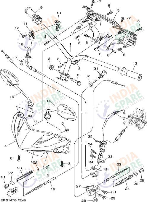 STEERING HANDLE & CABLE
